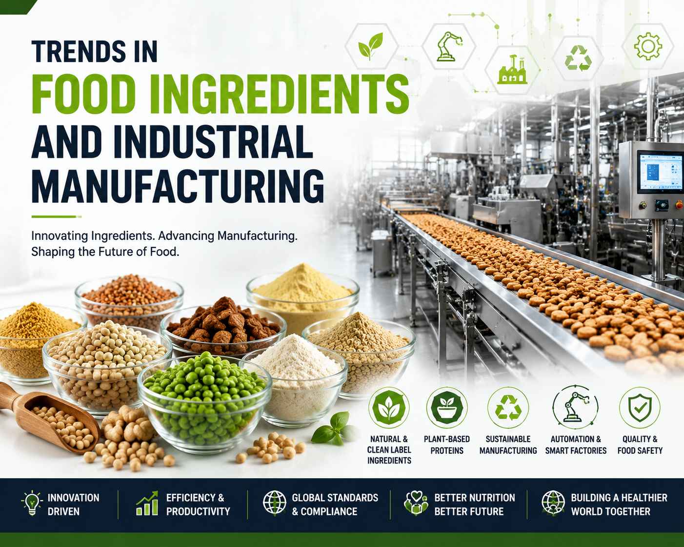Trends in Food Ingredients and Industrial Manufacturing